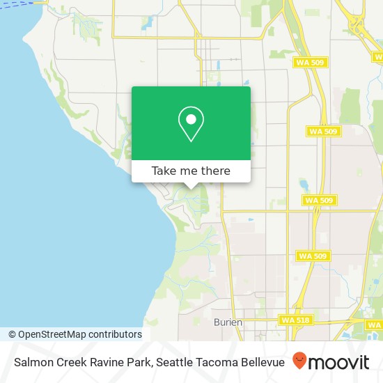 Salmon Creek Ravine Park map