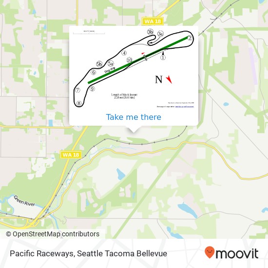 Mapa de Pacific Raceways
