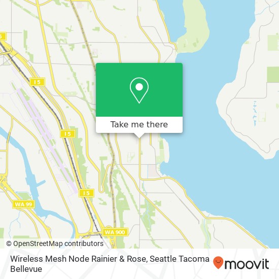 Wireless Mesh Node Rainier & Rose map