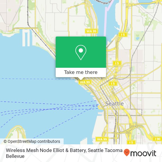 Mapa de Wireless Mesh Node Elliot & Battery