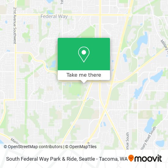 South Federal Way Park & Ride map