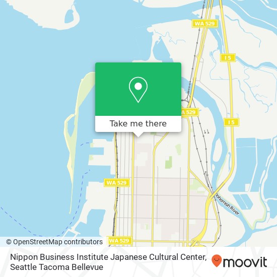 Mapa de Nippon Business Institute Japanese Cultural Center