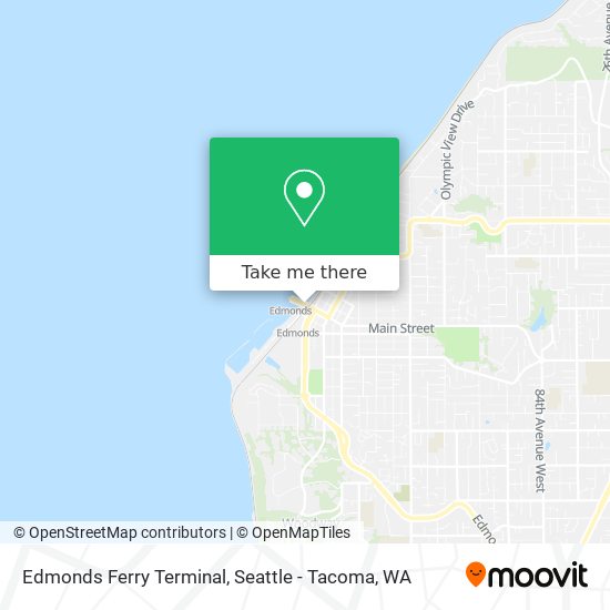 Edmonds Ferry Terminal map