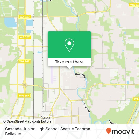 Mapa de Cascade Junior High School