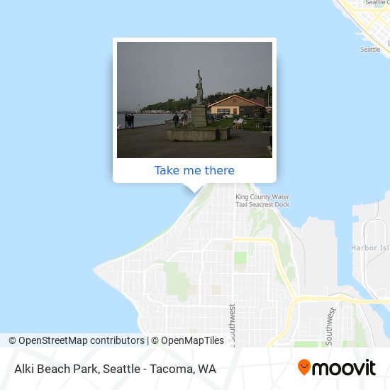 Alki Beach Park map
