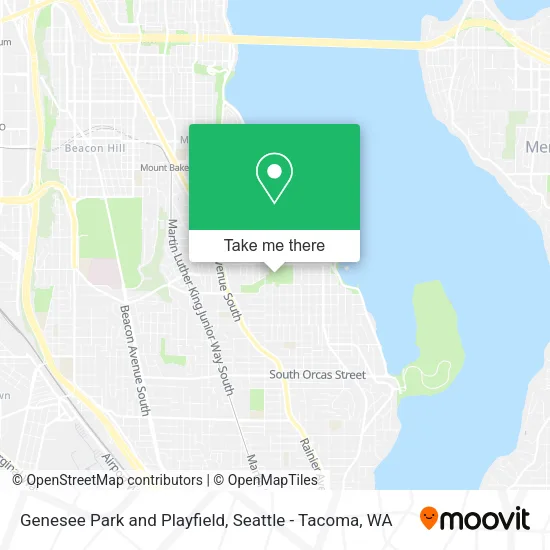 Genesee Park and Playfield map