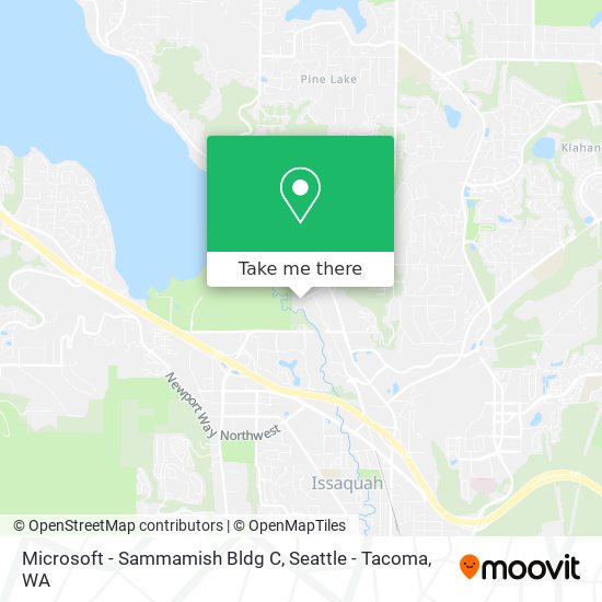 Microsoft - Sammamish Bldg C map