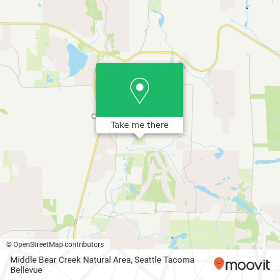 Mapa de Middle Bear Creek Natural Area