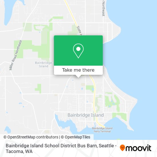 Mapa de Bainbridge Island School District Bus Barn