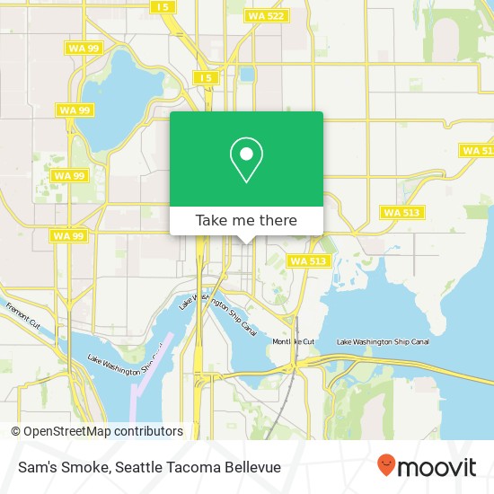 Mapa de Sam's Smoke