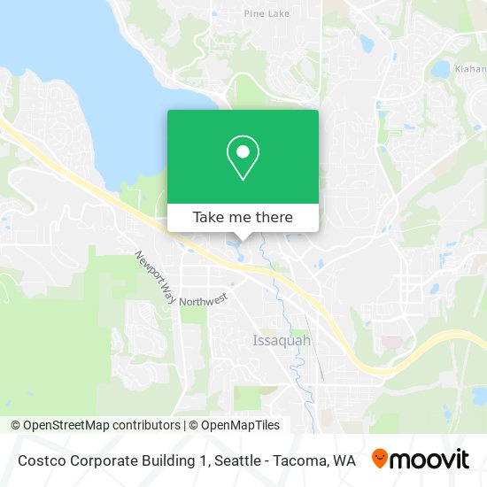 Costco Corporate Building 1 map