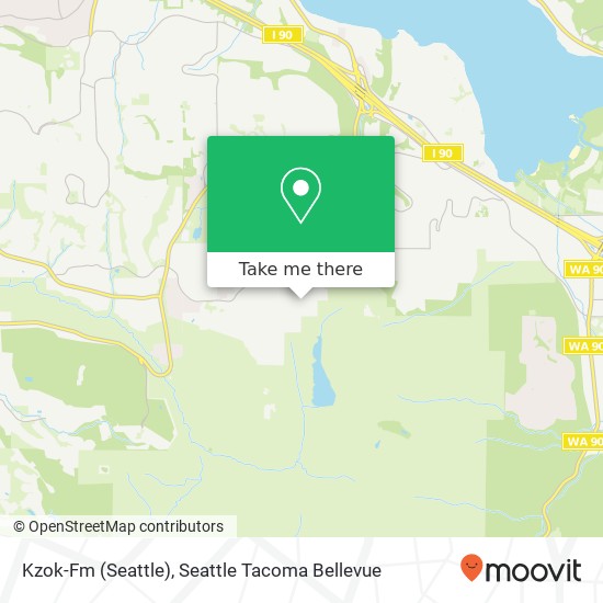 Kzok-Fm (Seattle) map