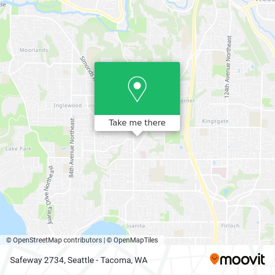 Mapa de Safeway 2734