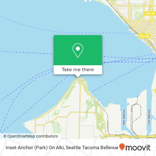 Mapa de Inset-Anchor (Park) On Alki