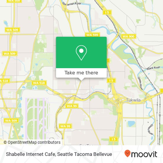 Mapa de Shabelle Internet Cafe