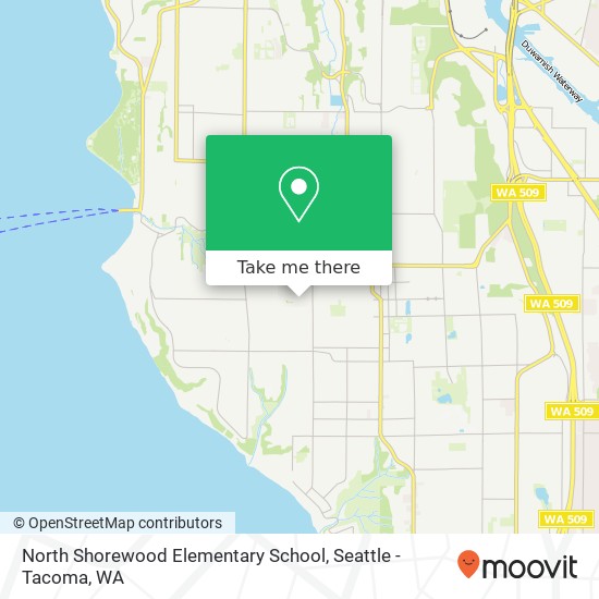 Mapa de North Shorewood Elementary School