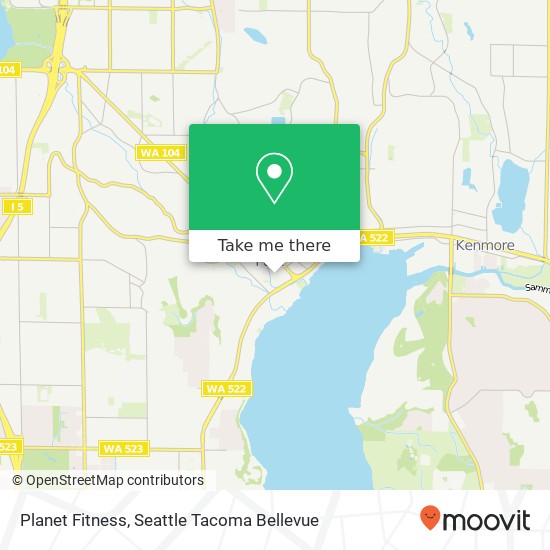 Planet Fitness map