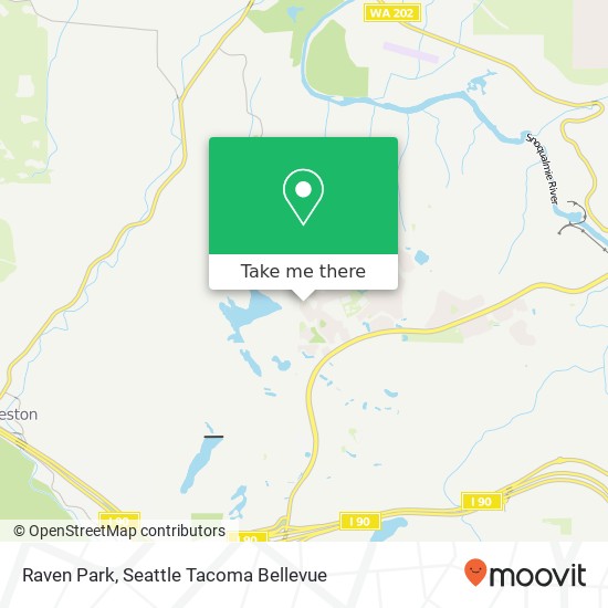 Mapa de Raven Park