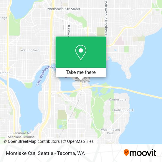 Mapa de Montlake Cut