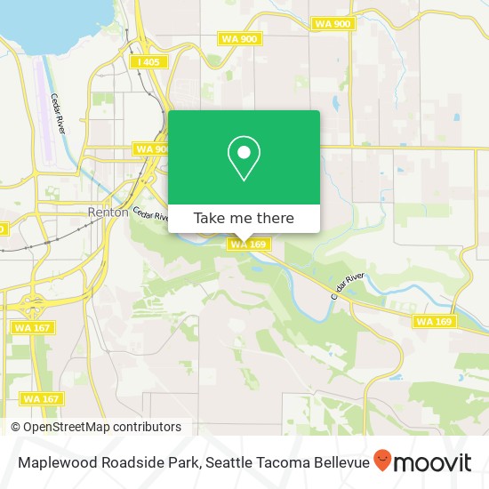 Maplewood Roadside Park map