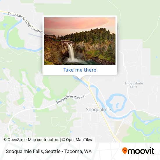 Snoqualmie Falls map