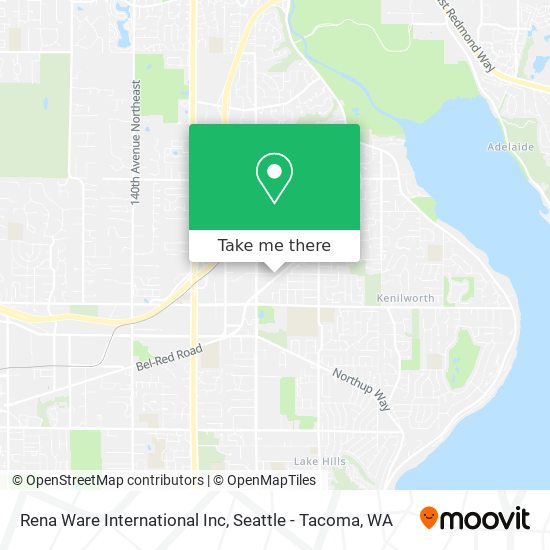 How to get to Rena Ware International Inc in Bellevue by Bus?