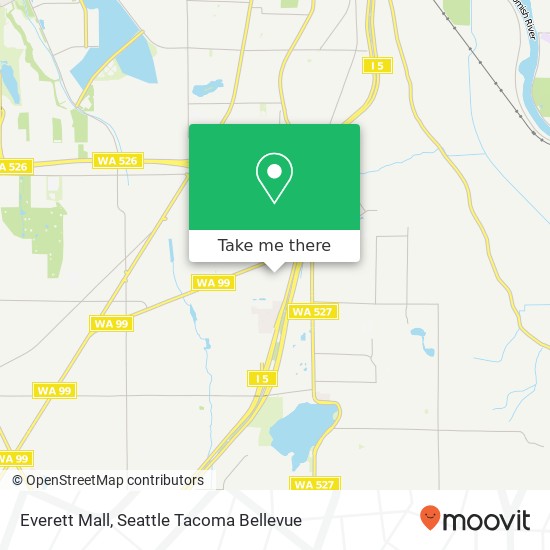 Mapa de Everett Mall