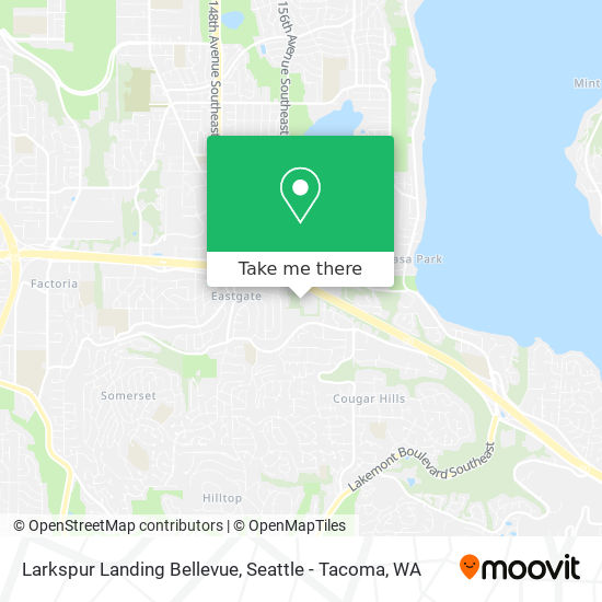 Mapa de Larkspur Landing Bellevue