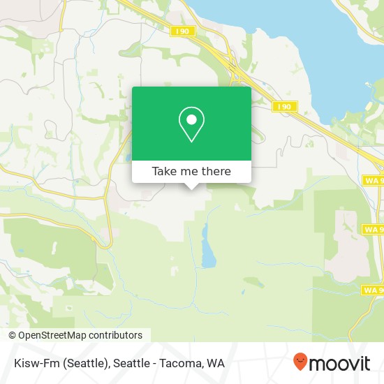 Kisw-Fm (Seattle) map