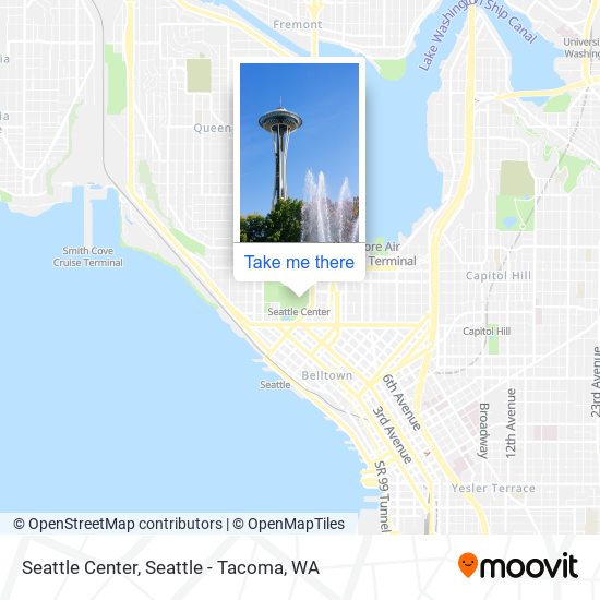 Seattle Center map