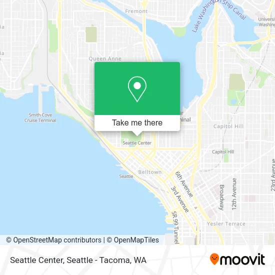 Seattle Center map