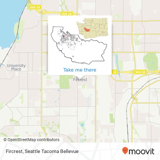 Fircrest map