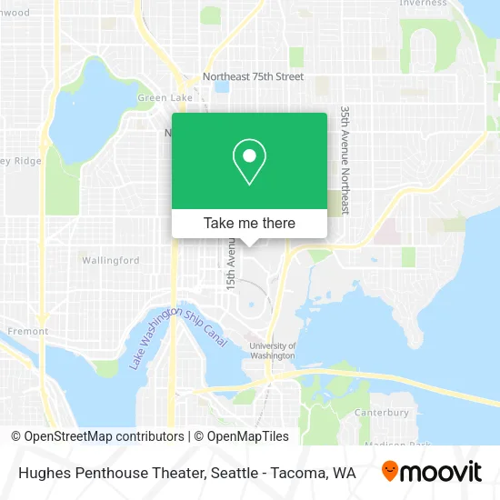 Hughes Penthouse Theater map