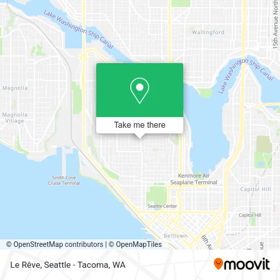 Le Rêve map