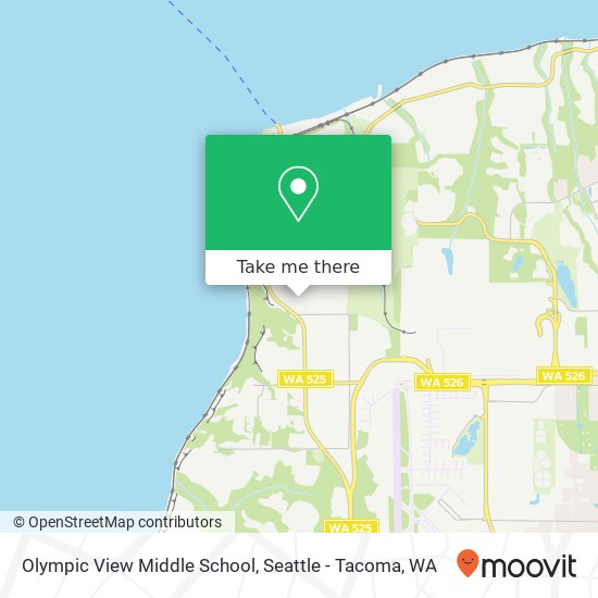 Mapa de Olympic View Middle School