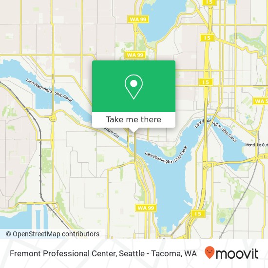 Mapa de Fremont Professional Center