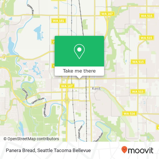 Panera Bread map