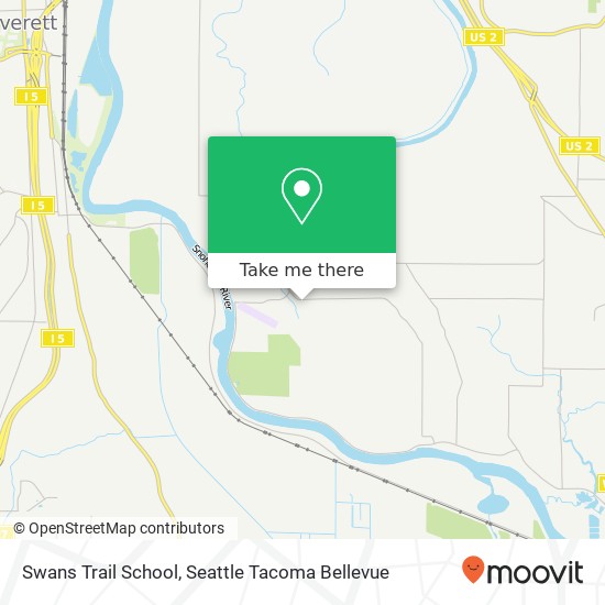 Mapa de Swans Trail School