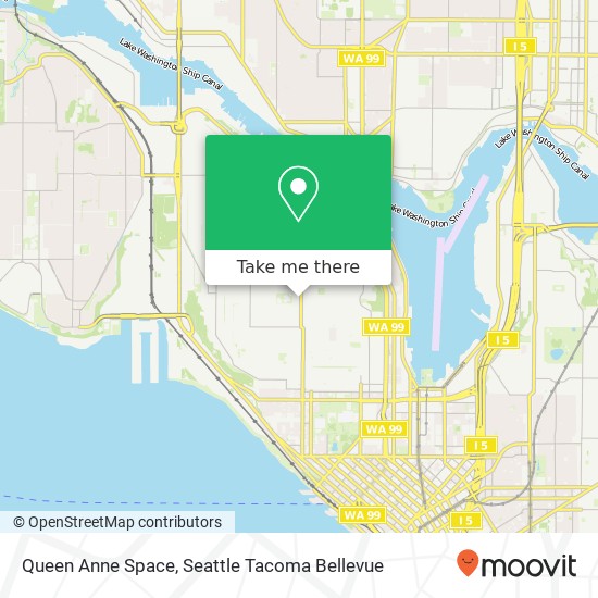 Queen Anne Space map