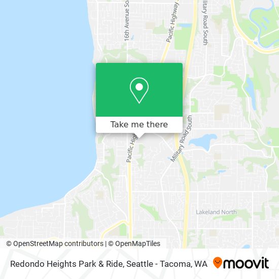 Redondo Heights Park & Ride map