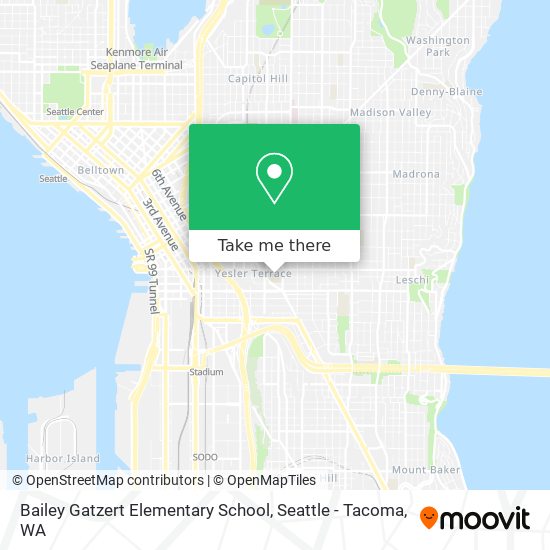 Mapa de Bailey Gatzert Elementary School