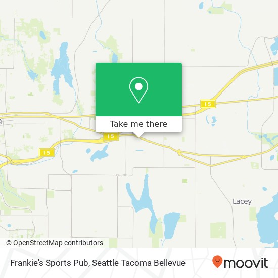 Frankie's Sports Pub map