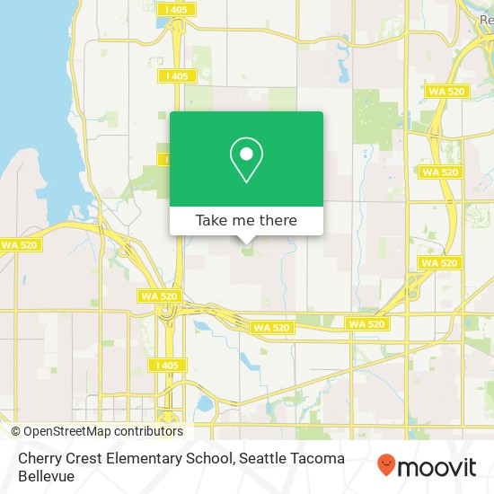 Cherry Crest Elementary School map