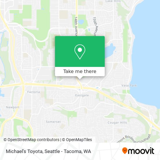 Michael's Toyota map