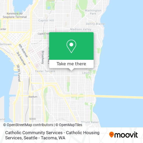 Catholic Community Services - Catholic Housing Services map