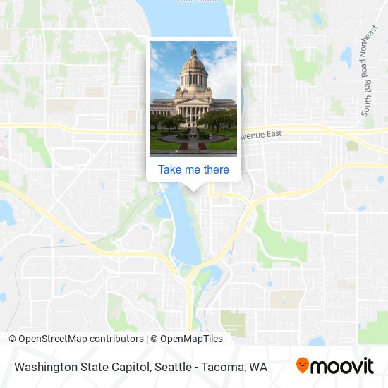 Washington State Capitol map
