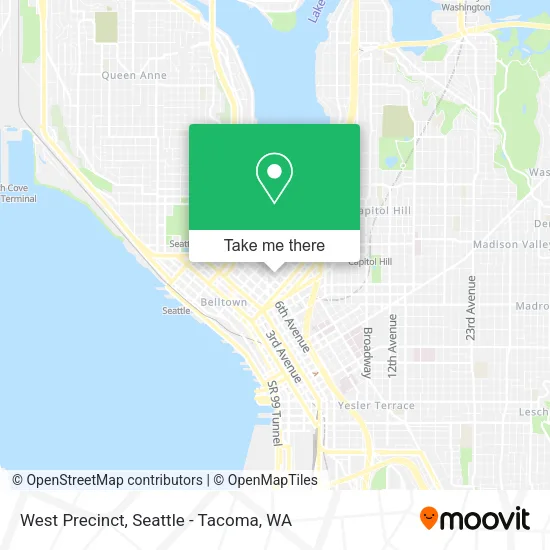 West Precinct map