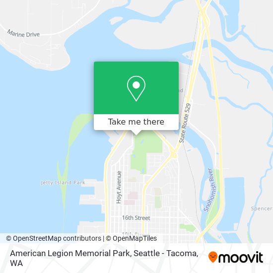 American Legion Memorial Park map