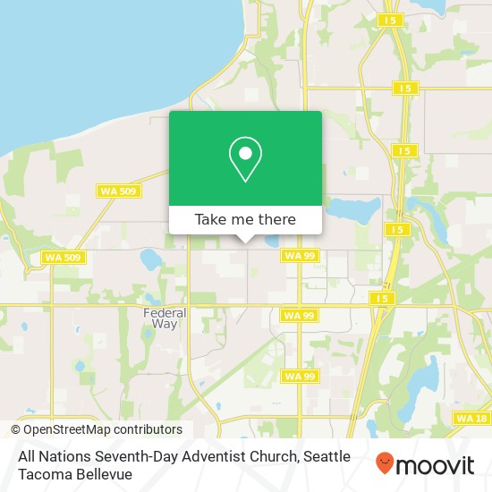 Mapa de All Nations Seventh-Day Adventist Church