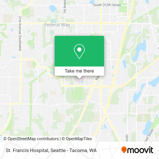 St. Francis Hospital map